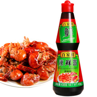 百家鲜辣鲜露调味料凉面调料龙虾调味汁凉拌菜调料汁家用438ml