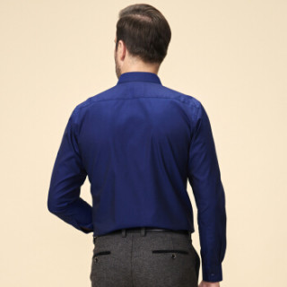 商品雅戈尔 衬衫男士 2019春季青年男休闲正装衬衫 yldp16384fja 蓝色