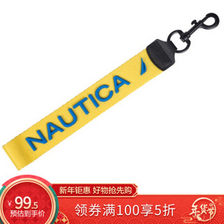 诺帝卡（NAUTICA）背包挂件钥匙扣个性创意礼物运动系列背包挂饰 10英寸黄色 11900401