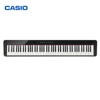卡西欧（CASIO）电钢琴PX-S1000BK全新智能触摸屏 88键纤薄便携式 时尚钢琴 （ 单机版）