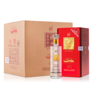衡水老白干白酒红五星老白干香型39度500ml4瓶整箱装