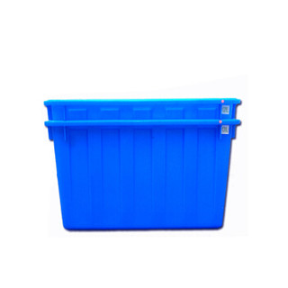 震迪 50L水箱 外径:480*341*260mm塑料方箱工业收纳箱可定制 700234 蓝色
