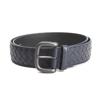 BOTTEGA VENETA 葆蝶家 男士牛皮编织针扣式腰带 173784 V4650 4013
