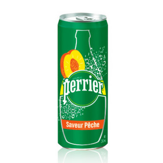 perrier 巴黎水 含气饮料 桃子味 250ml*30罐