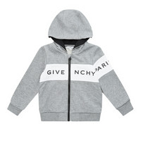 GIVENCHY KIDS 纪梵希 奢侈品童装 19秋冬新款 男童灰色混纺开襟上衣 H05085/A47 3A/3岁/94cm