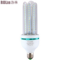 洛林（ROLin）LED灯泡大功率U型节能灯玉米灯E27螺口4U24W白光6500K（量大定制）