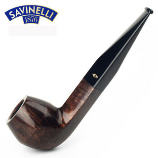 沙芬 SAVINELLI  意大利进口瓦雷泽系列棕色经典石楠木烟斗 P363LMC-510