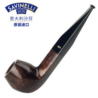 沙芬 SAVINELLI  意大利进口瓦雷泽系列棕色经典石楠木烟斗 P363LMC-510