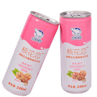 北冰洋 核花恋 核桃花生植物蛋白饮料 248ml*24瓶 箱装