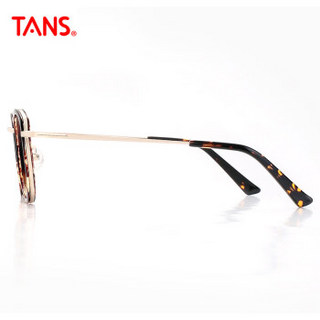 TANS光学近视镜架眼镜框男女款复古金属可配镜光学镜架 5916彩色