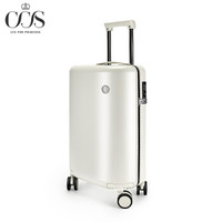 CCS 单杆万向轮拉杆箱旅行箱托运箱 PC-1707Z 白色 28英寸