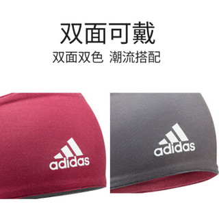 阿迪达斯（adidas）发带女健身跑步止汗洗脸束发运动头带吸汗 ADYG-30222CB酒红色