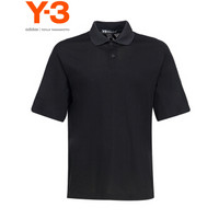 Y-3 CLASSIC POLO男士短袖POLO衫基础款30-FJ0341 黑色 XS