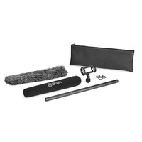 BOYA 博雅手持机顶挑杆麦克风话筒网红直播街头采访影视收音 vlog 短视频录制 BY-PVM3000L(长)