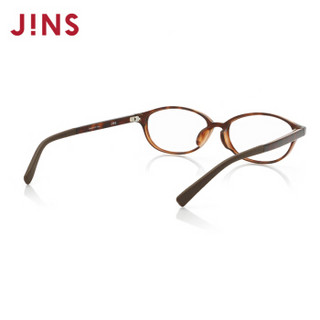 日本睛姿（JINS）防蓝光辐射眼镜 电脑护目镜学生儿童专用眼镜平光眼镜男女款 TR90101棕色玳瑁
