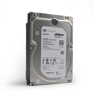 希捷(Seagate)6TB 256MB 5400RPM 监控级硬盘 SATA接口 大华定制系列(ST6000VX001) 二年换新