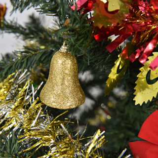 紫灿 圣诞树套餐1.2米节日装饰品发光加密装 家用圣诞树装饰品礼物豪华35件套