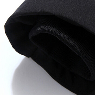 北极绒（Bejirong）羽绒服男 2019新款男士羽绒服连帽中长款加厚保暖休闲外套 723-A999 黑色 XL