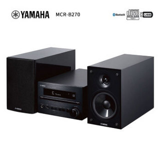 雅马哈（YAMAHA）MCR-B270 音响音箱 桌面音响 组合音响 蓝牙音响 黑色