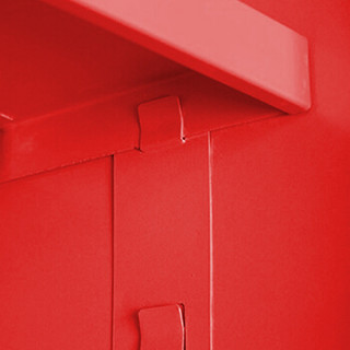 洛克菲勒 应急物资柜事故柜紧急救援物资储存装备柜消防器材展示防护用品柜红高1920