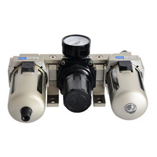 伊莱科（ELECALL）气动三联件气源处理调压阀空气过滤器组合油雾器空压机用油水分离器4000L/minAC4000-04