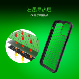 雷蛇 Razer 冰铠专业版_粉晶_苹果手机New iPhone 6.1 iPhone 11 手机散热保护壳 手机保护壳 保护套