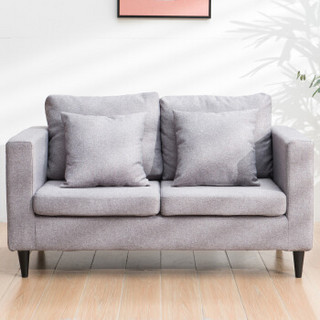 家逸布艺沙发 北欧客厅家具简易整装现代简约三人沙发套装组合小户型 双人沙发RF-SF066