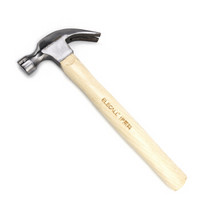 伊莱科 （ELECALL）木柄羊角锤 0.5KG 木工铁榔头 铁锤 逃生锤  ET080002