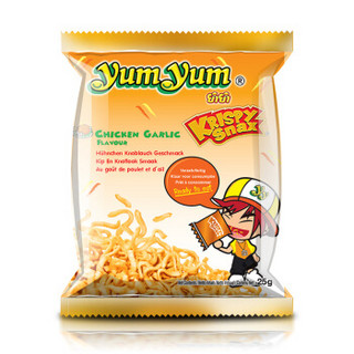 泰国进口 养养牌（yumyum）蒜蓉鸡味点心面 组合装 25g*6包 干脆面