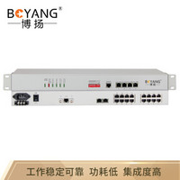 博扬（BOYANG）BY-16E1-4E PCM电话语音复用设备 E1转16路电话+4路以太网 机架式 双电源