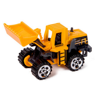 爸爸妈妈（babamama）工程车玩具 推土车合金汽车模型 儿童男孩女孩宝宝惯性车玩具 6只装 B5018（定制）