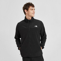 北面 The North Face  2019秋冬新款抓绒衣男户外舒适保暖休闲服 |NF0A 3VTA JK3/ 黑色 L