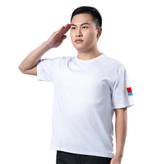 商品冰禹by-5005 户外运动圆领衫 蓝白短袖t恤 空军体能服户外特种