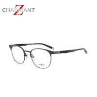 CHARMANT/夏蒙眼镜框 Z钛系列男女款灰色框商务眼镜Z钛光学眼镜架ZT19878 GR 51mm