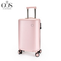 CCS 单杆万向轮拉杆箱旅行箱托运箱 PC-1707Z 粉色 28英寸