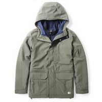 北面 The North Face 19秋冬新款户外冲锋衣 三合一运动防水保暖外套夹克 男款冲锋衣 3VU9/21L 绿色 M