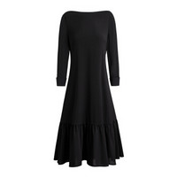 EMPORIO ARMANI 阿玛尼奢侈品19秋冬新款女士连衣裙 6G2A61-2N3GZ BLACK-0999 42