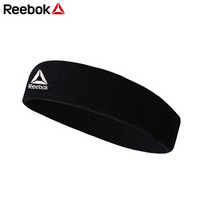 锐步(Reebok) 头带护腕头巾跑步篮球男女通用发带运动护具RASB-11030BK 黑色
