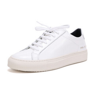 COMMON PROJECTS 女士白色皮革系带运动鞋板鞋 3866 0506 38码