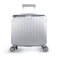 SWISSGEAR 瑞士军刀 双杆万向轮拉杆箱旅行箱登机箱 SA-1801 银色 16英寸