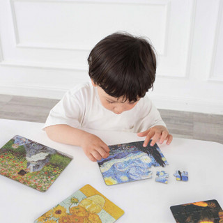 弥鹿（MiDeer）拼图24p玩具儿童早教宝宝3-6岁世界名画艺术拼图 蒙娜丽莎