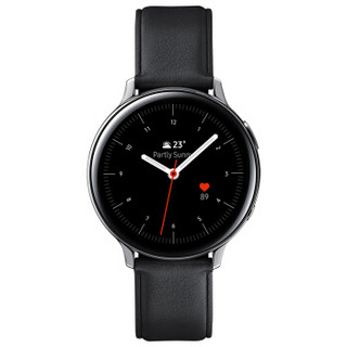 三星 Galaxy Watch Active2 钛空银 户外智能手表（蓝牙通话/心率跟踪/运动监测/GPS定位）钢制44mm