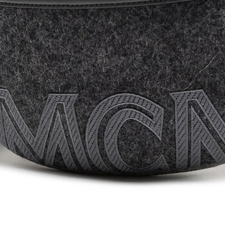 MCM MUZ9AFI42EP001 魅影灰LOGO图案中号腰包