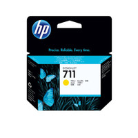 惠普（HP）711墨盒 CZ136A 黄色 适用于-HP DesignJet T120/125/130/520/525/530