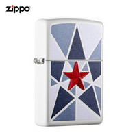 之宝（ZIPPO）打火机 蔚蓝之星 质感哑漆 彩印徽章 214-C-000081 煤油防风火机