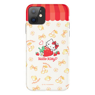 Hello Kitty 苹果11手机壳iphone11保护壳 卡通可爱全包防摔立体创意保护套 Kitty草莓馆