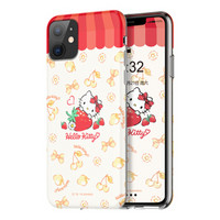 Hello Kitty 苹果11手机壳iphone11保护壳 卡通可爱全包防摔立体创意保护套 Kitty草莓馆