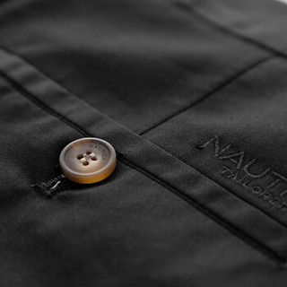 诺帝卡（NAUTICA）西裤男 士正装直筒弹力商务时尚纯色修身休闲长裤 NXK91005 黑色 31(175/78A)