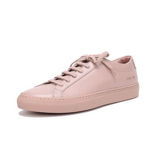 COMMON PROJECTS 男士灰粉色皮革系带板鞋运动鞋 1528 3615 43码