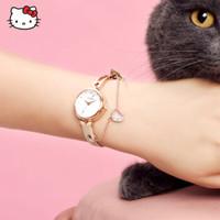 凯蒂猫 Hello Kitty手表女学生简约可爱时尚潮流百搭防水少女女学生手表石英 HK18031C
